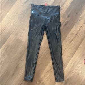 SPANX faux leather Leggings